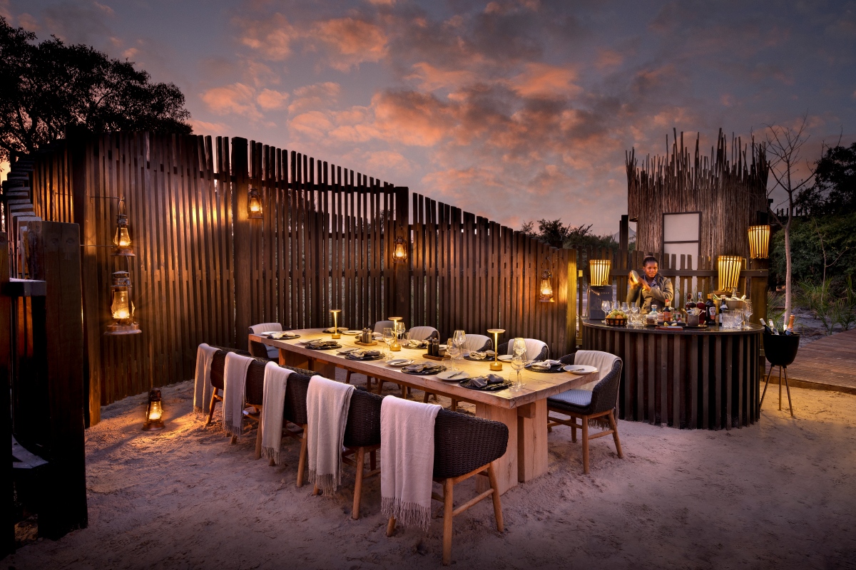 Daunara Safari Camp Botswana Boma Dinner