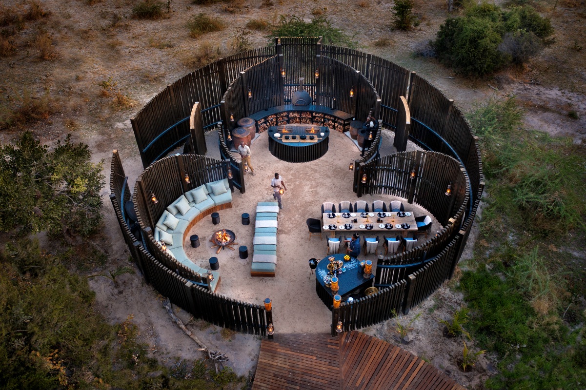 Daunara Safari Camp Botswana Boma