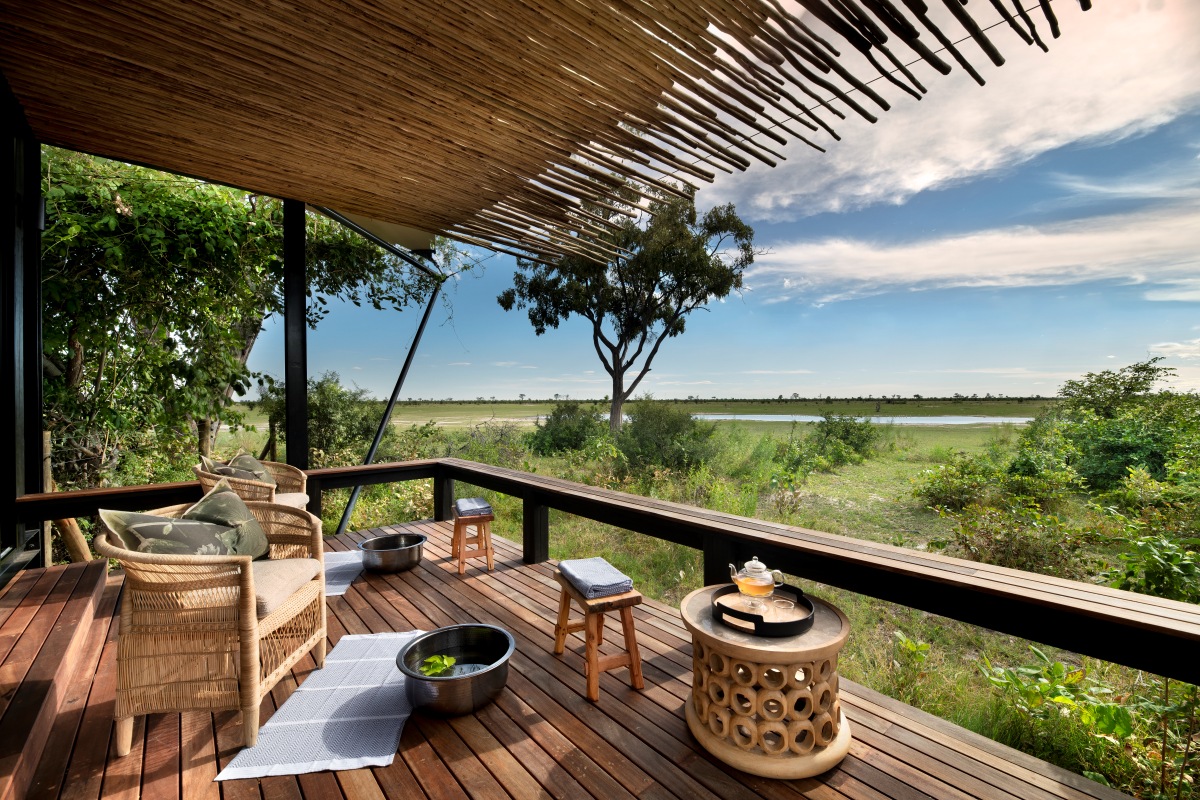 Daunara Safari Camp Botswana Deck