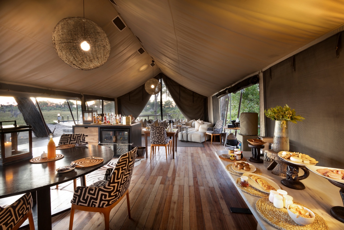 Gomoti Private Botswana - Main Camp Breakfast