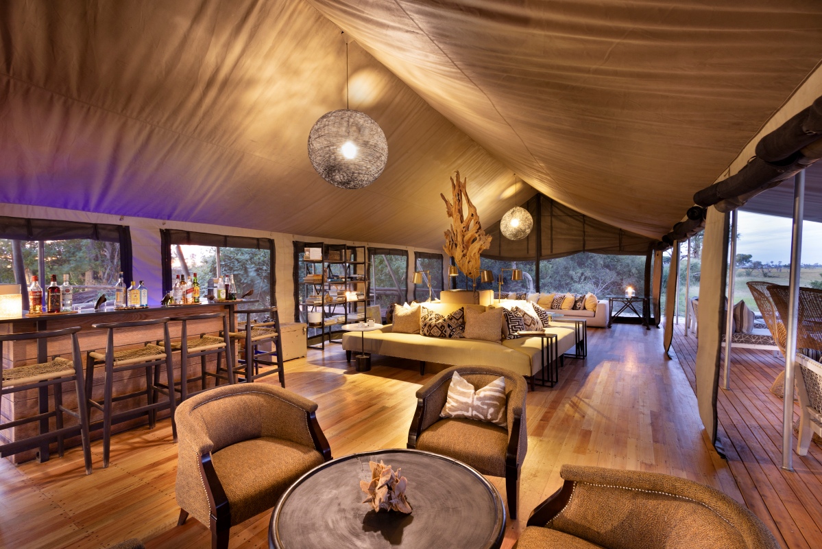 Gomoti Private Botswana - Main Camp Interior