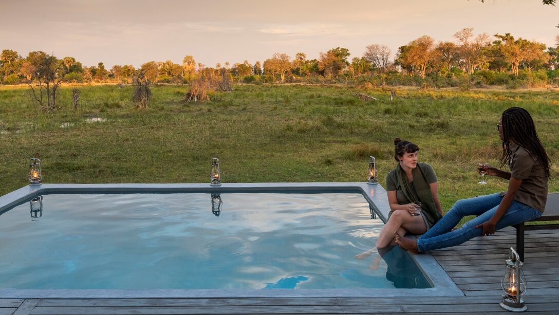 Gomoti Private Botswana - Main Camp Pool