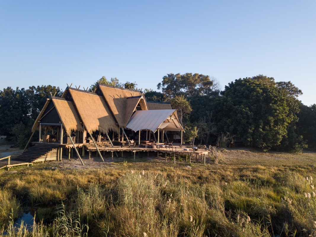 Selinda Camp - Main Camp Deck Exterior