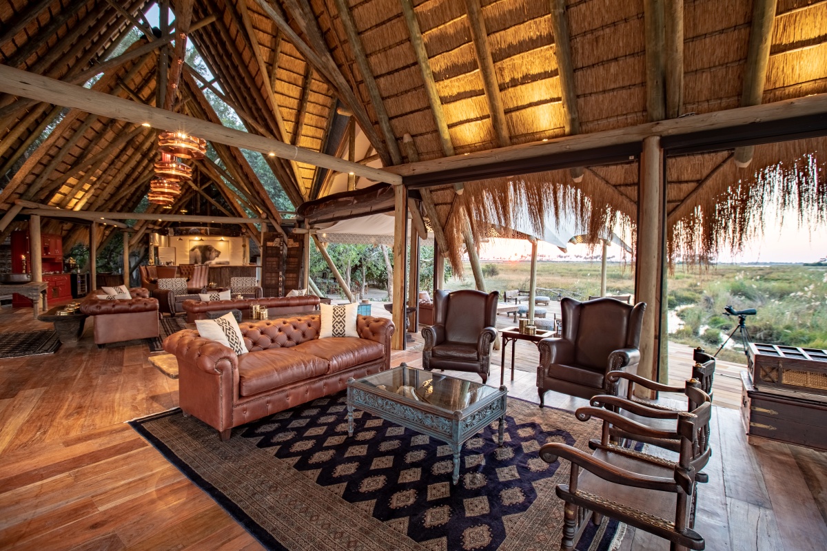 Selinda Camp - Main Camp Lounge