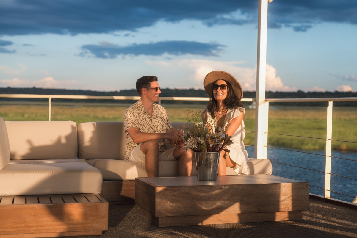 Zambezi Queen Outside Lounge