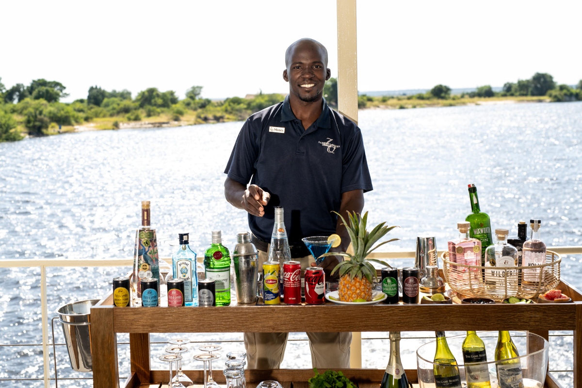 Zambezi Queen Sunset Drinks Trolley