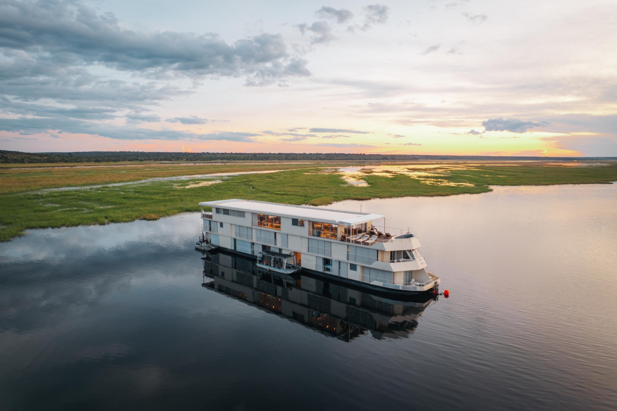 Zambezi Queen Sunset on Chobe
