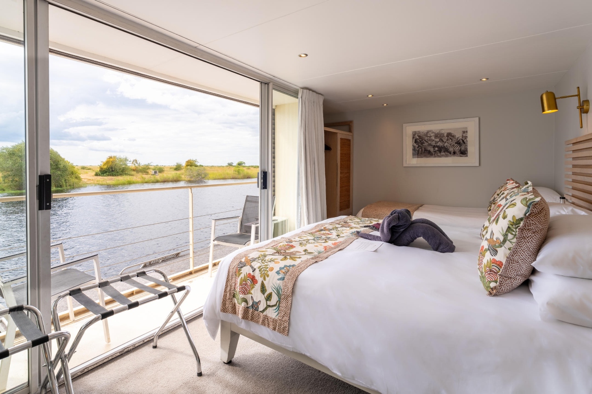 Zambezi Queen Triple Suite Balcony