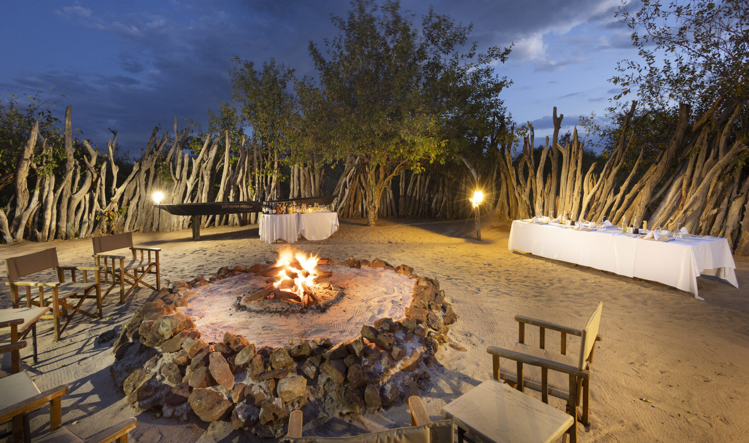 Ngoma firepit Night boma