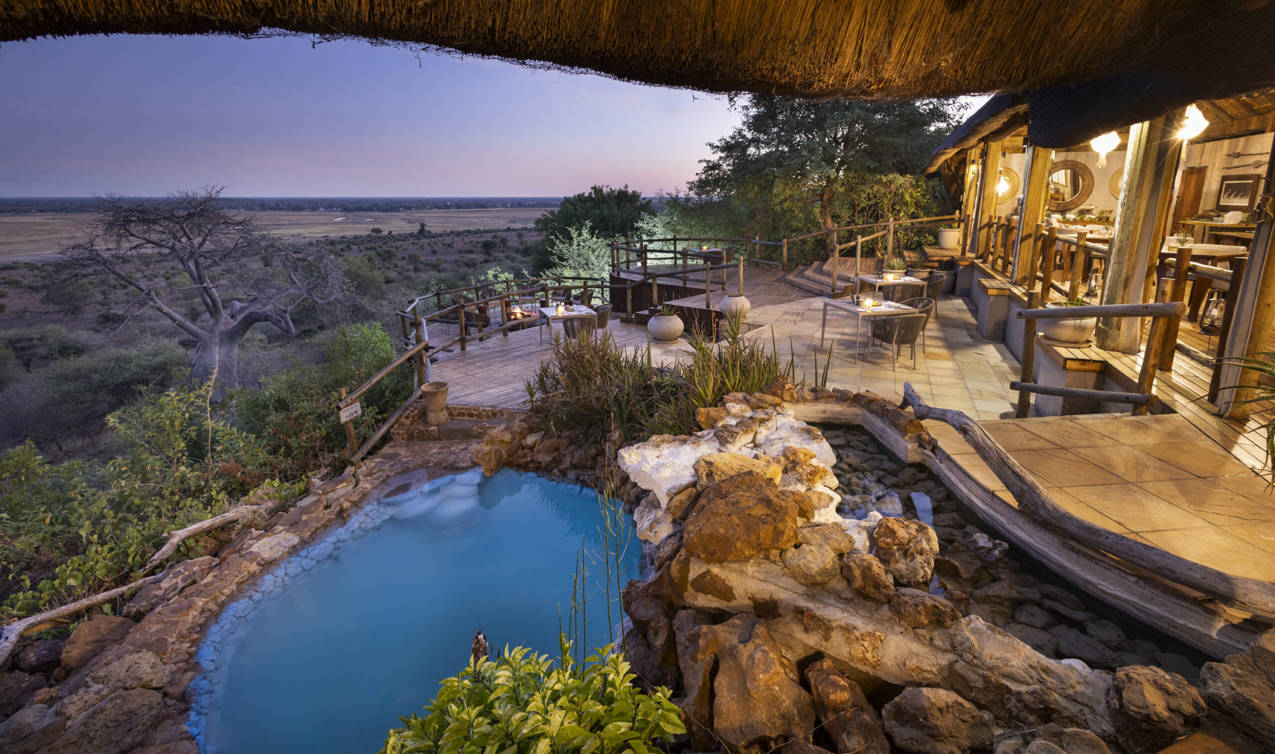 Ngoma Pool At Night