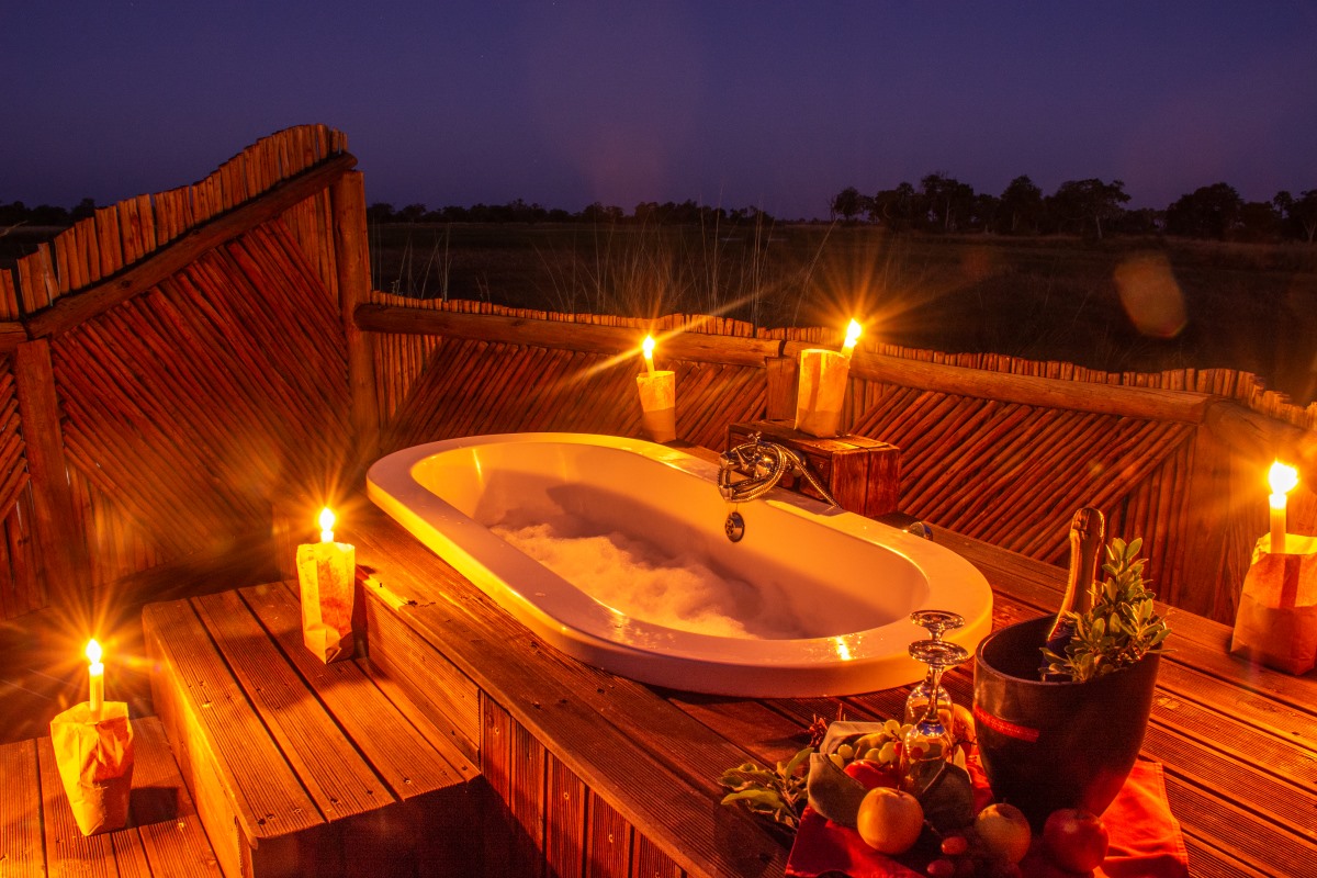 Moremi Crossing Camp Bath